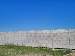 Забор под ключ на 4 плиты плетень с ковкой
